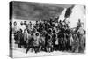 Eskimo School Children in Alaska Photograph - Alaska-Lantern Press-Stretched Canvas