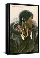 Eskimo Woman, Alaska-null-Framed Stretched Canvas