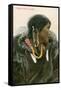 Eskimo Woman, Alaska-null-Framed Stretched Canvas