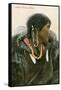 Eskimo Woman, Alaska-null-Framed Stretched Canvas