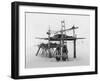 Eskimo Women and Storage Place-Lomen Brothers-Framed Photo