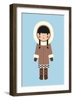 Eskimo-Dicky Bird-Framed Giclee Print