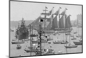 Esmeralda Surrounded by Small Craft-null-Mounted Photographic Print
