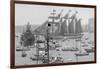 Esmeralda Surrounded by Small Craft-null-Framed Photographic Print