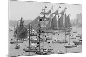 Esmeralda Surrounded by Small Craft-null-Mounted Photographic Print