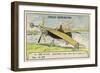 Esnault-Pelterie Making a Successful Flight over a Pond, Buc, France, 1908-null-Framed Giclee Print