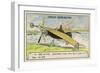 Esnault-Pelterie Making a Successful Flight over a Pond, Buc, France, 1908-null-Framed Giclee Print