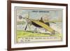 Esnault-Pelterie Making a Successful Flight over a Pond, Buc, France, 1908-null-Framed Giclee Print