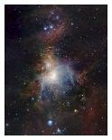 Deep infrared view of the Orion Nebula from HAWK-I-ESO-Mounted Art Print