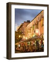 Espanola Way, Miami Beach, Florida, United States of America, North America-Angelo Cavalli-Framed Photographic Print