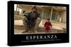 Esperanza. Cita Inspiradora Y Póster Motivacional-null-Stretched Canvas