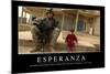 Esperanza. Cita Inspiradora Y Póster Motivacional-null-Mounted Photographic Print