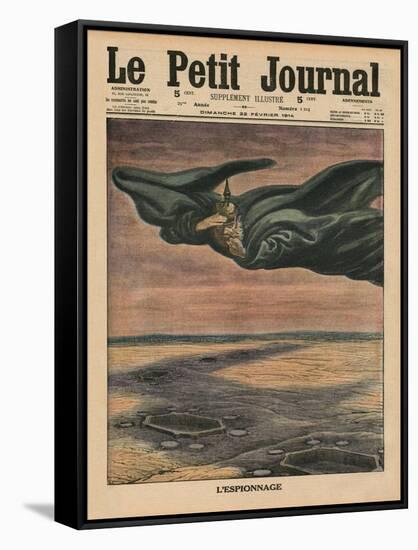 Espionage, Front Cover Illustration from 'Le Petit Journal', Supplement Illustre, 22nd February…-French School-Framed Stretched Canvas