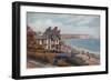 Esplanade and Culver Cliffs, Sandown, I of Wight-Alfred Robert Quinton-Framed Giclee Print