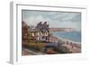 Esplanade and Culver Cliffs, Sandown, I of Wight-Alfred Robert Quinton-Framed Giclee Print