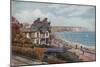 Esplanade and Culver Cliffs, Sandown, I of Wight-Alfred Robert Quinton-Mounted Giclee Print