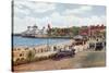 Esplanade and Pavilion, Weymouth-Alfred Robert Quinton-Stretched Canvas