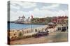 Esplanade and Pavilion, Weymouth-Alfred Robert Quinton-Stretched Canvas