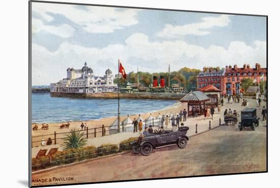 Esplanade and Pavilion, Weymouth-Alfred Robert Quinton-Mounted Giclee Print