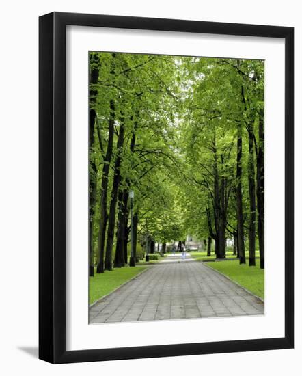 Esplanade, Green Park Near the Russian Orthodox Cathedral, Riga, Latvia, Baltic States-Gary Cook-Framed Photographic Print