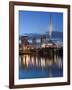 Esplanade Riel Pedestrian Bridge, Winnipeg, Manitoba, Canada-Walter Bibikow-Framed Photographic Print