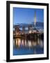 Esplanade Riel Pedestrian Bridge, Winnipeg, Manitoba, Canada-Walter Bibikow-Framed Photographic Print