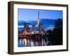 Esplanade Riel Pedestrian Bridge, Winnipeg, Manitoba-Walter Bibikow-Framed Photographic Print