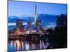 Esplanade Riel Pedestrian Bridge, Winnipeg, Manitoba-Walter Bibikow-Mounted Photographic Print