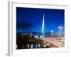 Esplanade Riel Pedestrian Bridge, Winnipeg, Manitoba-Walter Bibikow-Framed Photographic Print