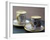 Espresso Drinks in Italian Mugs, Seattle, Washington, USA-Merrill Images-Framed Photographic Print