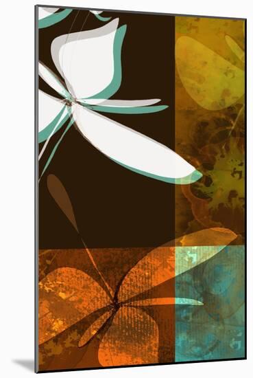 Espresso Floral One-Jan Weiss-Mounted Art Print