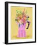 Espresso Maker with Flowers-Raissa Oltmanns-Framed Photographic Print