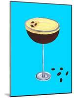 Espresso Martini Sky Blue-Alice Straker-Mounted Photographic Print