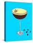 Espresso Martini Sky Blue-Alice Straker-Stretched Canvas