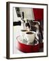 Espresso Running into Espresso Cups-Gerrit Buntrock-Framed Photographic Print