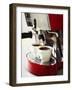 Espresso Running into Espresso Cups-Gerrit Buntrock-Framed Photographic Print