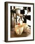 Espresso Running out of Espresso Machine into Two Cups-Stefan Braun-Framed Photographic Print