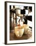 Espresso Running out of Espresso Machine into Two Cups-Stefan Braun-Framed Photographic Print