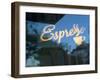 Espresso Sign in Cafe Window, Portland, Oregon, USA-Janis Miglavs-Framed Photographic Print