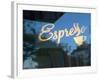 Espresso Sign in Cafe Window, Portland, Oregon, USA-Janis Miglavs-Framed Photographic Print