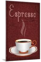 Espresso Sign-Lantern Press-Mounted Art Print