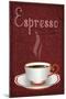 Espresso Sign-Lantern Press-Mounted Art Print