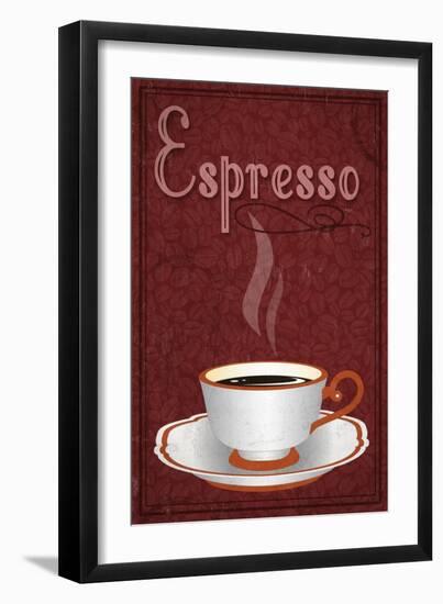 Espresso Sign-Lantern Press-Framed Art Print