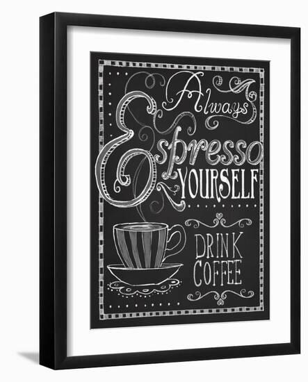 Espresso Yourself-Fiona Stokes-Gilbert-Framed Giclee Print