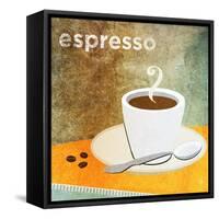 Espresso-Donna Slade-Framed Stretched Canvas