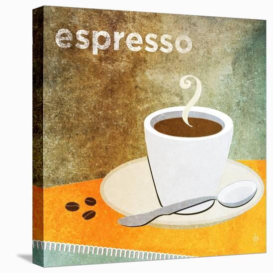 Espresso-Donna Slade-Stretched Canvas