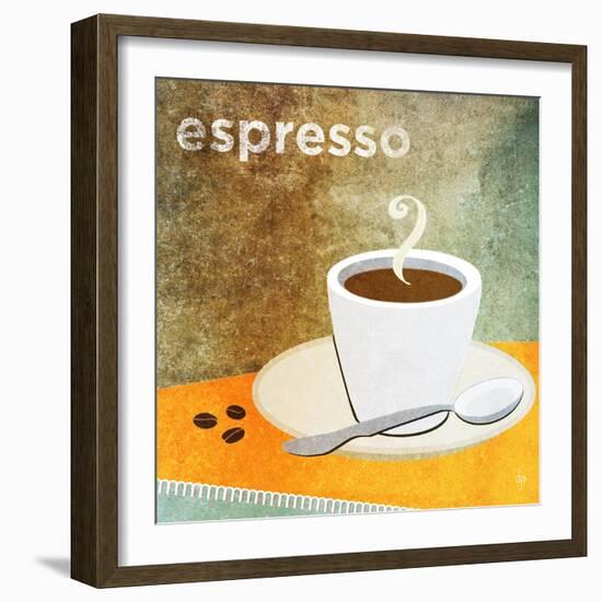 Espresso-Donna Slade-Framed Art Print