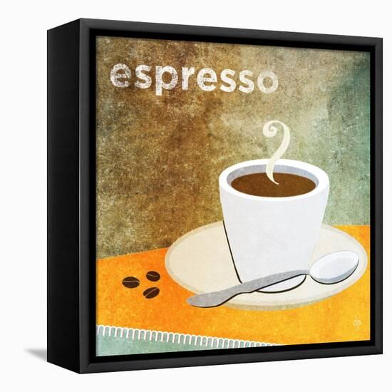 Espresso-Donna Slade-Framed Stretched Canvas