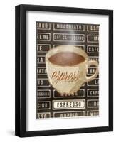 Espresso-OnRei-Framed Art Print