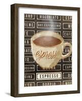 Espresso-OnRei-Framed Art Print